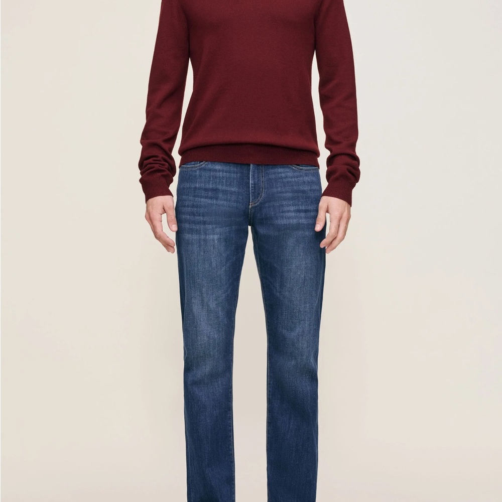 DL1961 Avery Relaxed Straight-Leg Jeans Classic Fit 42x32